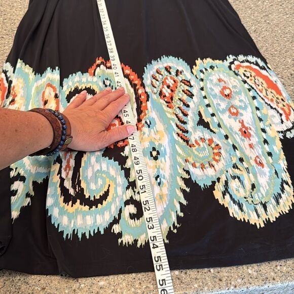 SOMA V-Neck Paisley Print Maxi Dress - Picture 4 of 9